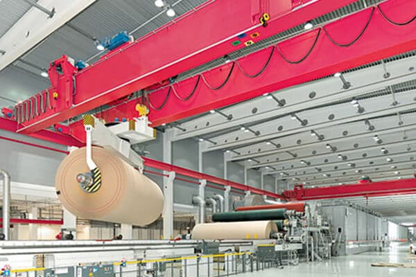 traveling overhead crane with electric hoist